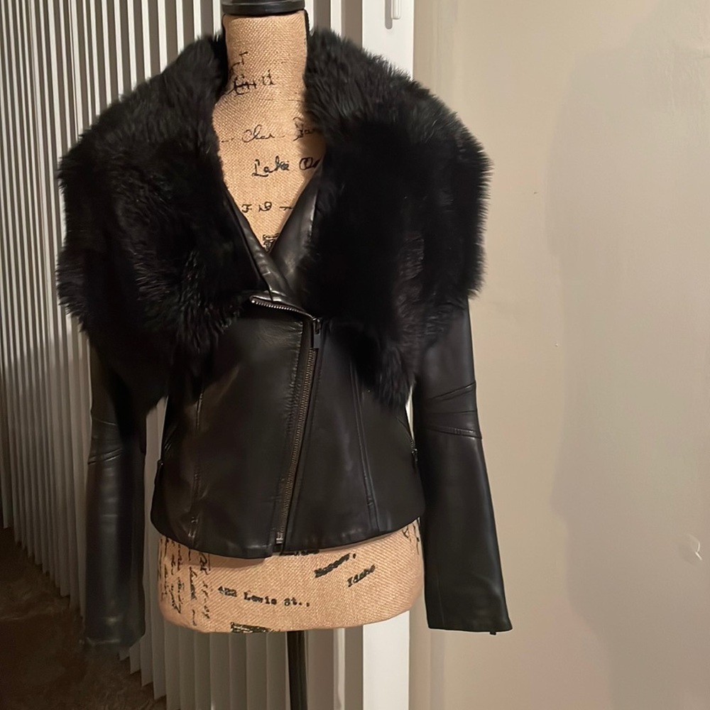 Leather jacket